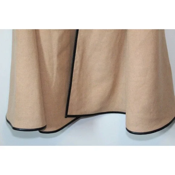 Soft Surroundings Newstead Abby Cape Jacket Tan Poncho Womens Size Medium H14415 - Picture 4 of 16